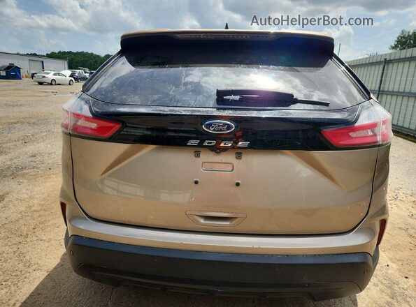 2FMPK3G94MBA16331 2021 FORD EDGE Beige Вид ззаду