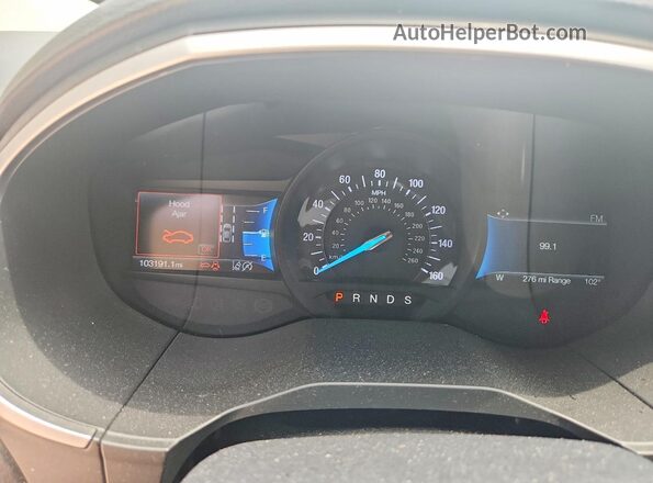 2FMPK3G94MBA58482 2021 FORD EDGE Black Սարքավորումների վահանակի տեսք