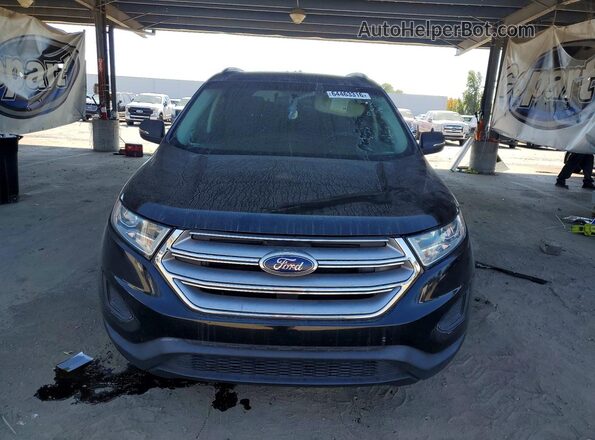 2FMPK3G95GBB11629 2016 FORD EDGE Черный Вид спереди