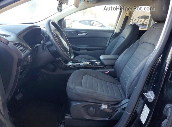 2FMPK3G95GBB11629 2016 FORD EDGE Черный Вид салона спереди