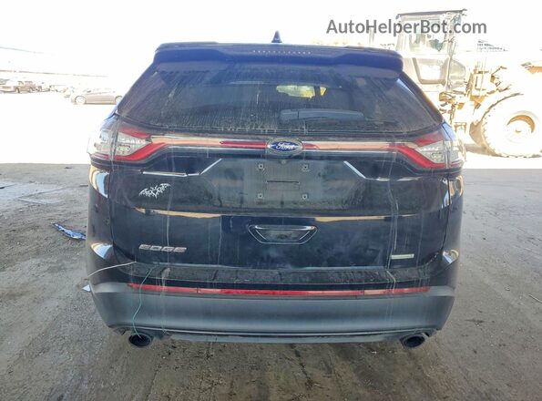 2FMPK3G95GBB11629 2016 FORD EDGE Черный Вид сзади