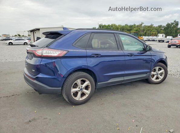 2FMPK3G95GBB48714 2016 FORD EDGE Blue Trasero derecho