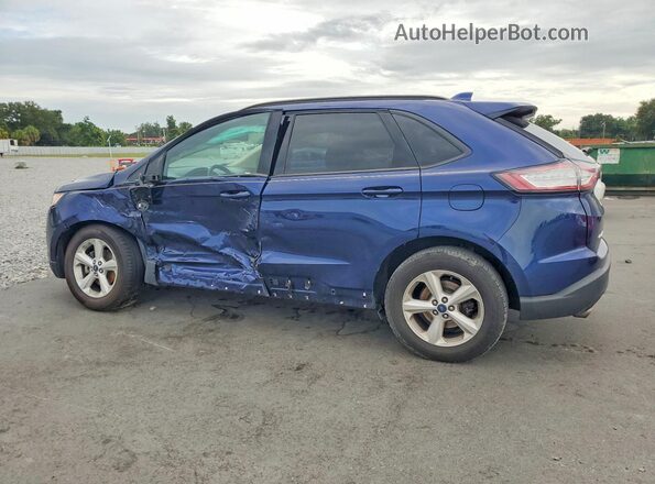 2FMPK3G95GBB48714 2016 FORD EDGE Blue Trasero izquierdo