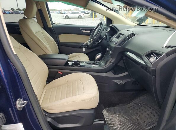 2FMPK3G95GBB48714 2016 FORD EDGE Blue Vista interior delantera
