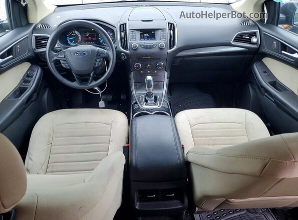 2FMPK3G95GBB48714 2016 FORD EDGE Blue Vista del salpicadero