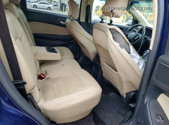 2FMPK3G95GBB48714 2016 FORD EDGE Blue Vista interior trasera