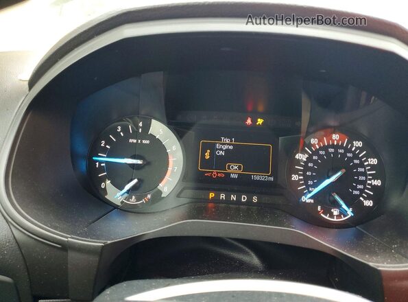 2FMPK3G95GBB48714 2016 FORD EDGE Blue Vista del cuadro de instrumentos