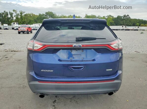 2FMPK3G95GBB48714 2016 FORD EDGE Blue Vista trasera