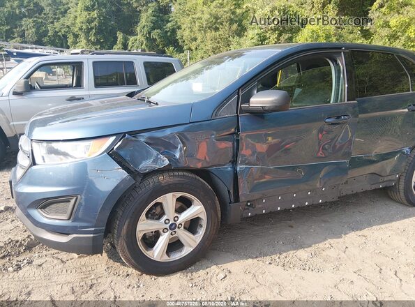 2FMPK3G95JBC05212 2018 FORD EDGE Blue Vista frontal