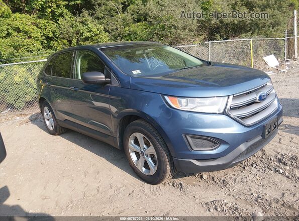 2FMPK3G95JBC05212 2018 FORD EDGE Blue Vista interior trasera