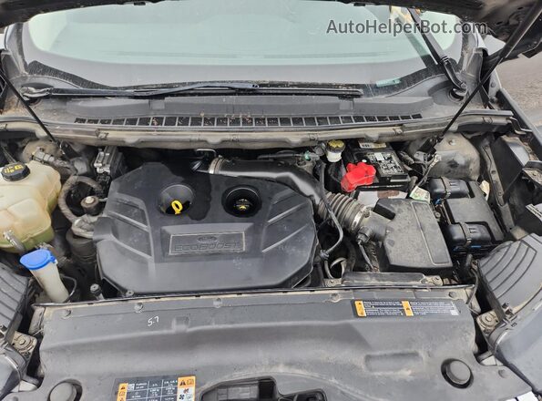 2FMPK3G95JBC35021 2018 FORD EDGE Charcoal Vista del compartimento del motor