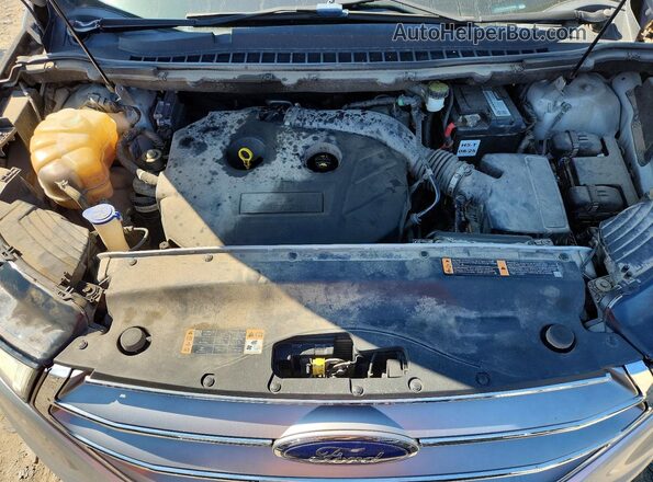 2FMPK3G95JBC40283 2018 FORD EDGE Silver Vista del compartimento del motor