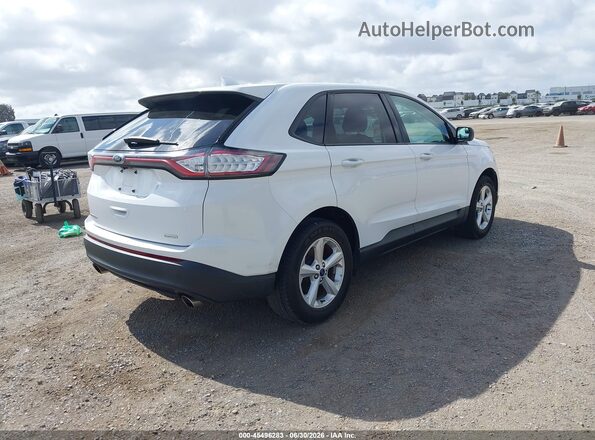 2FMPK3G95JBC45208 2018 FORD EDGE White Հետևի աջ