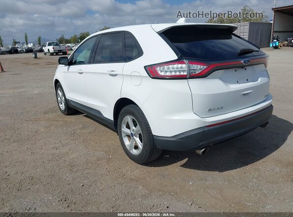 2FMPK3G95JBC45208 2018 FORD EDGE White Հետևի ձախ