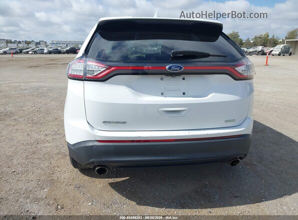 2FMPK3G95JBC45208 2018 FORD EDGE White Դիմացի տեսք