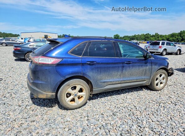2FMPK3G96GBC29995 2016 FORD EDGE Синий Задняя правая четверть