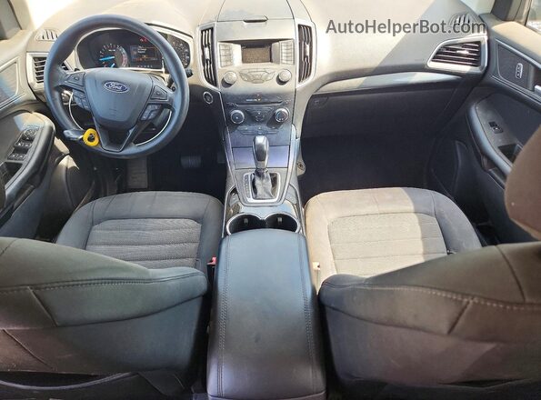 2FMPK3G96GBC29995 2016 FORD EDGE Синий Вид панели приборов