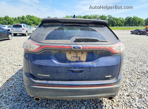 2FMPK3G96GBC29995 2016 FORD EDGE Синий Вид сзади