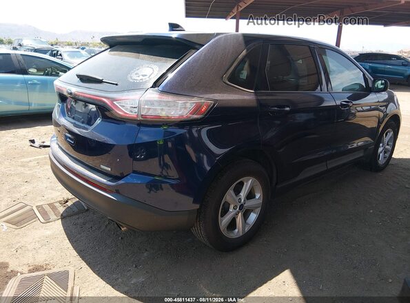 2FMPK3G96GBC52919 2016 FORD EDGE Blue Задня права чверть
