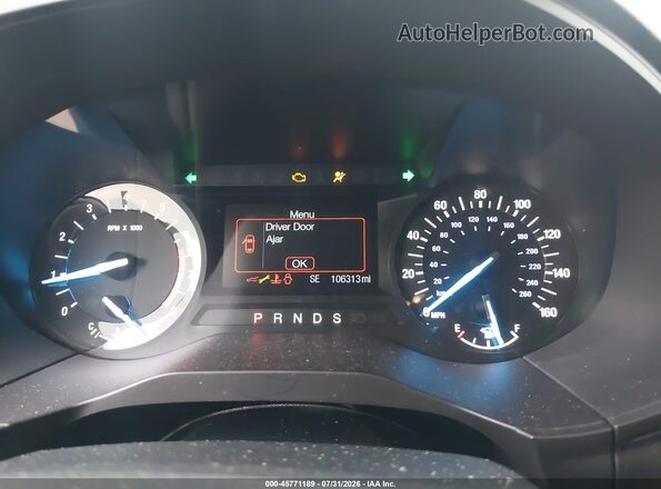 2FMPK3G96JBB77663 2018 FORD EDGE White უკანა სავარძლების ხედი