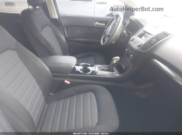 2FMPK3G96JBB77663 2018 FORD EDGE White წინა სალონის ხედი
