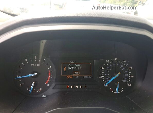 2FMPK3G96KBC43355 2019 FORD EDGE White Սարքավորումների վահանակի տեսք