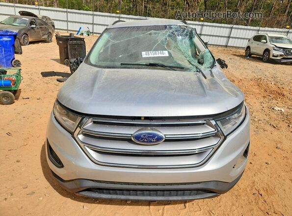 2FMPK3G97GBC62665 2016 FORD EDGE Silver Դիմացի տեսք