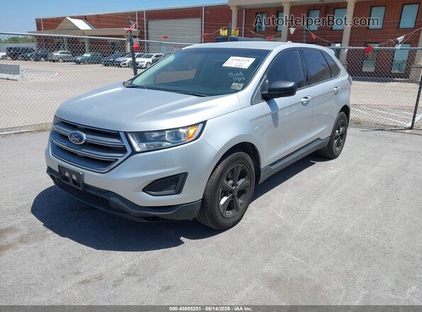 2FMPK3G97HBB56265 2017 FORD EDGE Gray Vista tres cuartos delantera izquierda