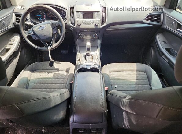 2FMPK3G97JBB04575 2018 FORD EDGE Blue Առջևի վահանակի տեսք