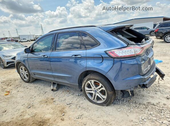 2FMPK3G97JBB04575 2018 FORD EDGE Blue Հետևի ձախ