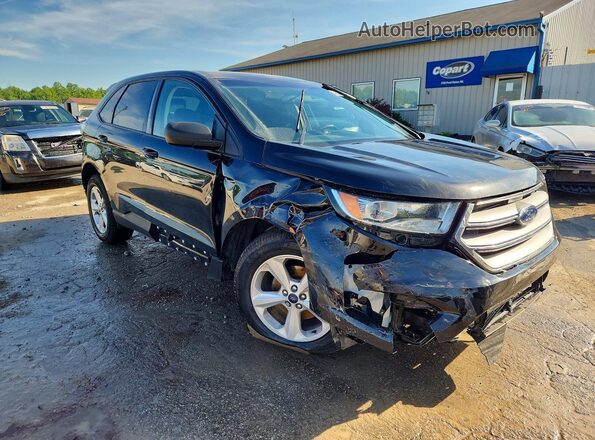 2FMPK3G97JBB32845 2018 FORD EDGE Black Front right