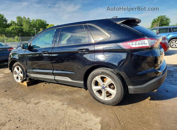 2FMPK3G97JBB32845 2018 FORD EDGE Black Rear left