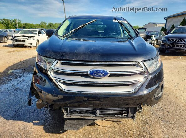 2FMPK3G97JBB32845 2018 FORD EDGE Black Front view