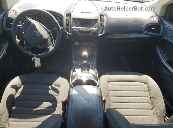 2FMPK3G98GBC63310 2016 FORD EDGE Серебряный Вид панели приборов