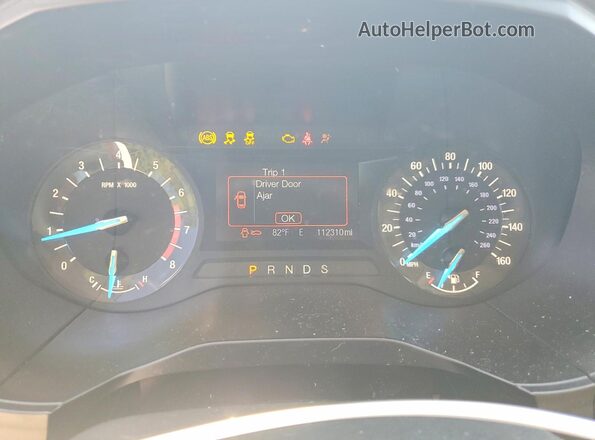 2FMPK3G98GBC63310 2016 FORD EDGE Серебряный Вид щитка приборов