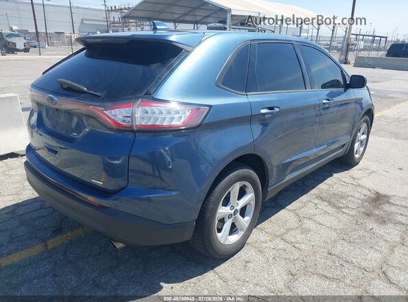 2FMPK3G98JBB45488 2018 FORD EDGE Blue Trasero derecho