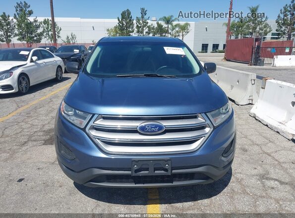2FMPK3G98JBB45488 2018 FORD EDGE Blue Vista interior trasera