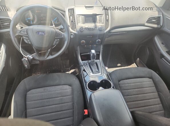 2FMPK3G98JBB93542 2018 FORD EDGE Gold Dashboard view