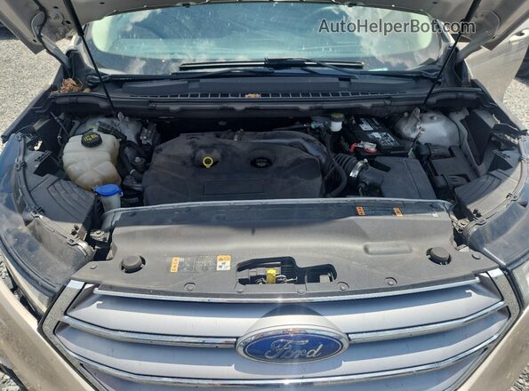 2FMPK3G98JBB93542 2018 FORD EDGE Gold Engine compartment view