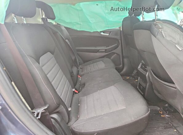2FMPK3G98KBB31530 2019 FORD EDGE Blue Vista de los asientos traseros