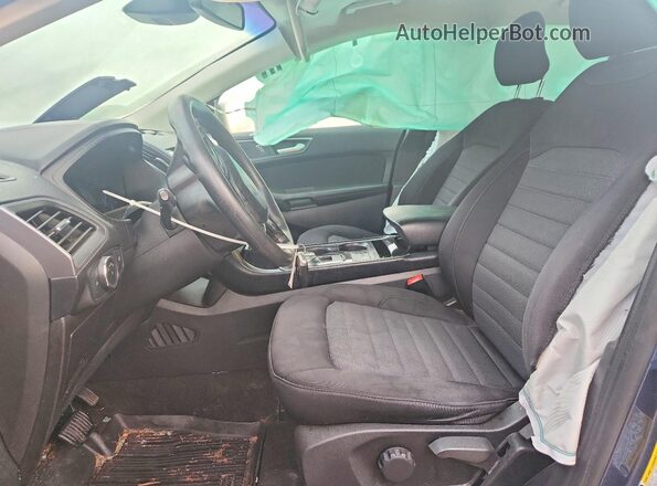 2FMPK3G98KBB31530 2019 FORD EDGE Blue Vista interior delantera