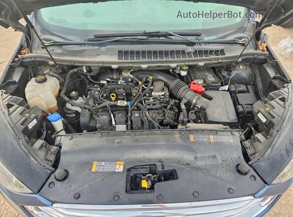 2FMPK3G98KBB31530 2019 FORD EDGE Blue Vista interior trasera