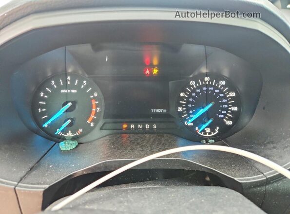 2FMPK3G98KBB31530 2019 FORD EDGE Blue Vista del cuadro de instrumentos