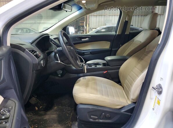 2FMPK3G98LBB07004 2020 FORD EDGE White Widok wnętrza z przodu