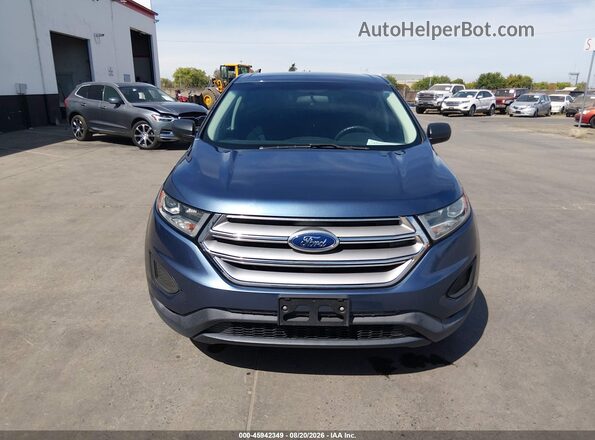 2FMPK3G99JBB45483 2018 FORD EDGE Blue Դիմացի տեսք