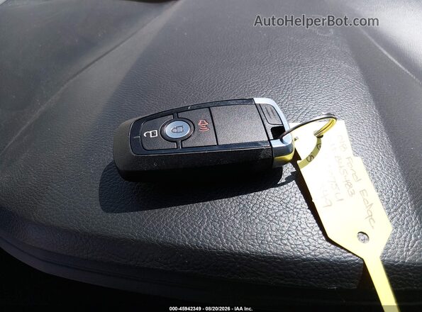 2FMPK3G99JBB45483 2018 FORD EDGE Blue Առջևի վահանակի տեսք