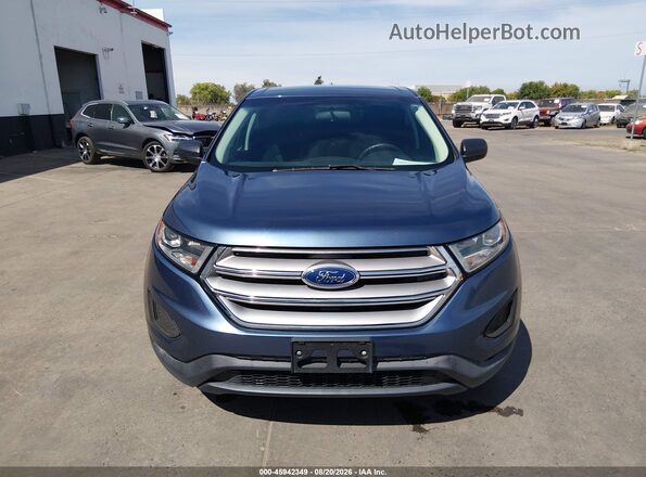 2FMPK3G99JBB45483 2018 FORD EDGE Blue Սարքավորումների վահանակի տեսք