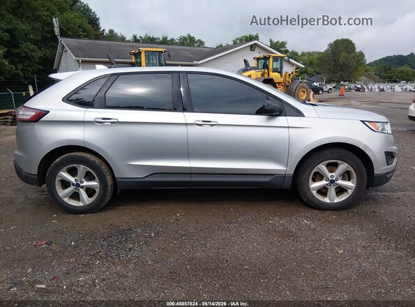 2FMPK3G9XGBC00046 2016 FORD EDGE Silver წინა სალონის ხედი