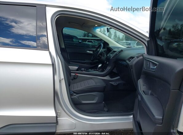 2FMPK3G9XJBB45475 2018 FORD EDGE Silver წინა სალონის ხედი