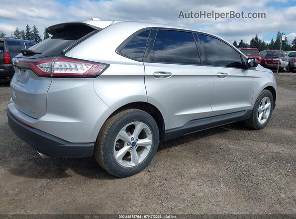 2FMPK3G9XJBB45475 2018 FORD EDGE Silver უკანა მარჯვენა